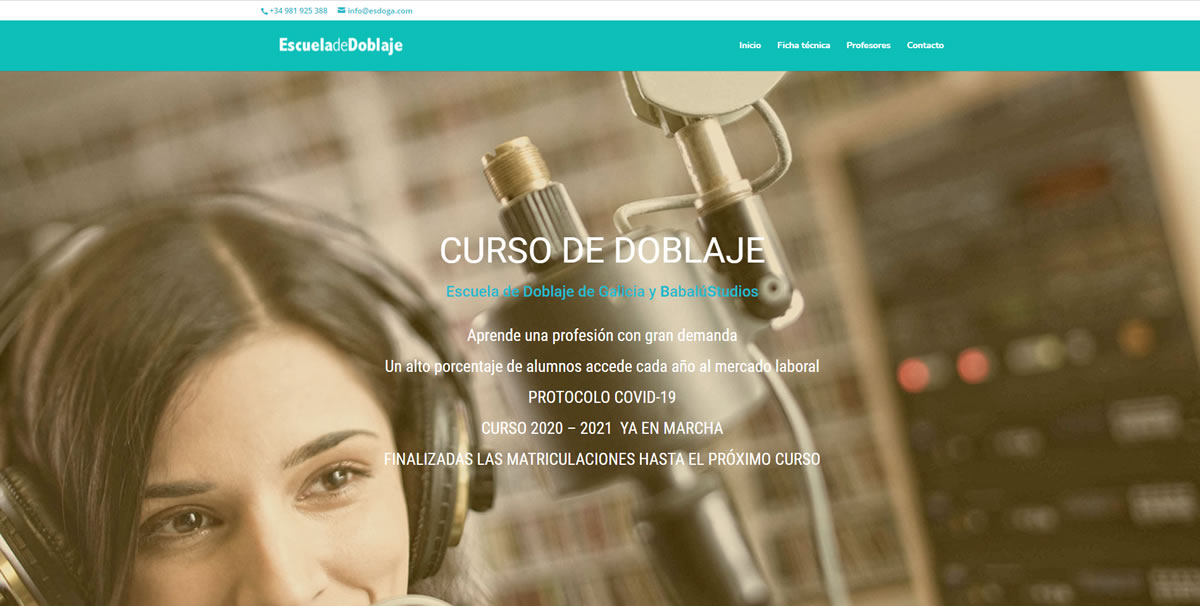 Esdoga - Escuela de Doblaje de Galicia - eldoblaje.com