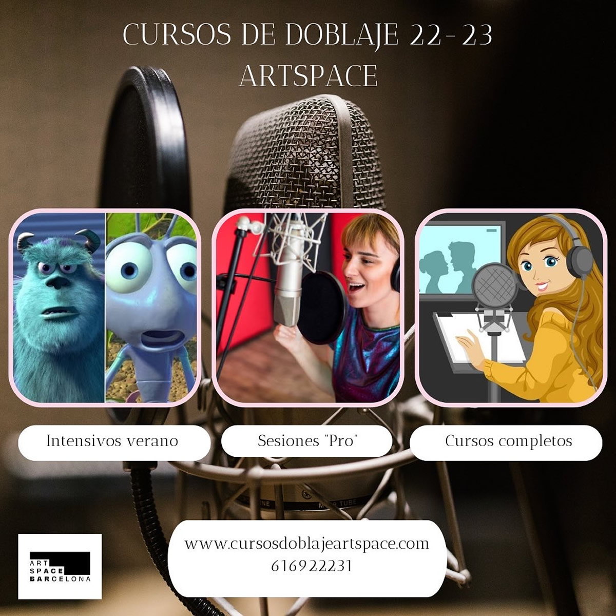 Cursos Doblaje Artspace Barcelona